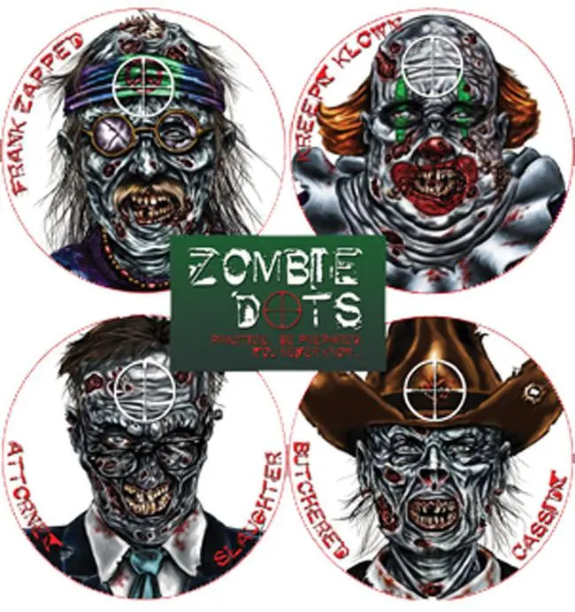 Zombie-Themed Target Variety Pack (12-Pack) 1
